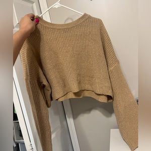 Cropped sweater